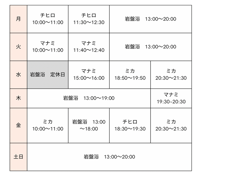 岩盤浴で身体ポカポカ、汗はサラサラ。 ​気持ちのいい汗をかきませんか？